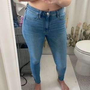 American Eagle super hi rise jegging